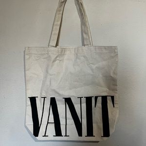 VANITY FAIR canvas tote